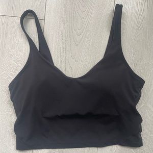 Lululemon Align Crop Tank Top Black Size 10